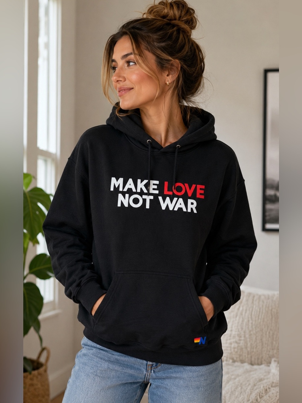 RARE AVIATOR NATION Make Love Not War - SMALL